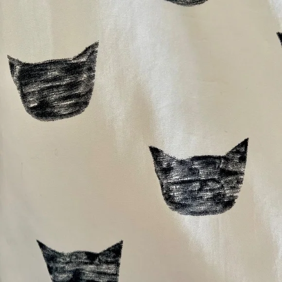 NWOT Leah Reena Goren x Anthropologie Feline Karma Cat Dress ~ Size 10 - Picture 8 of 11